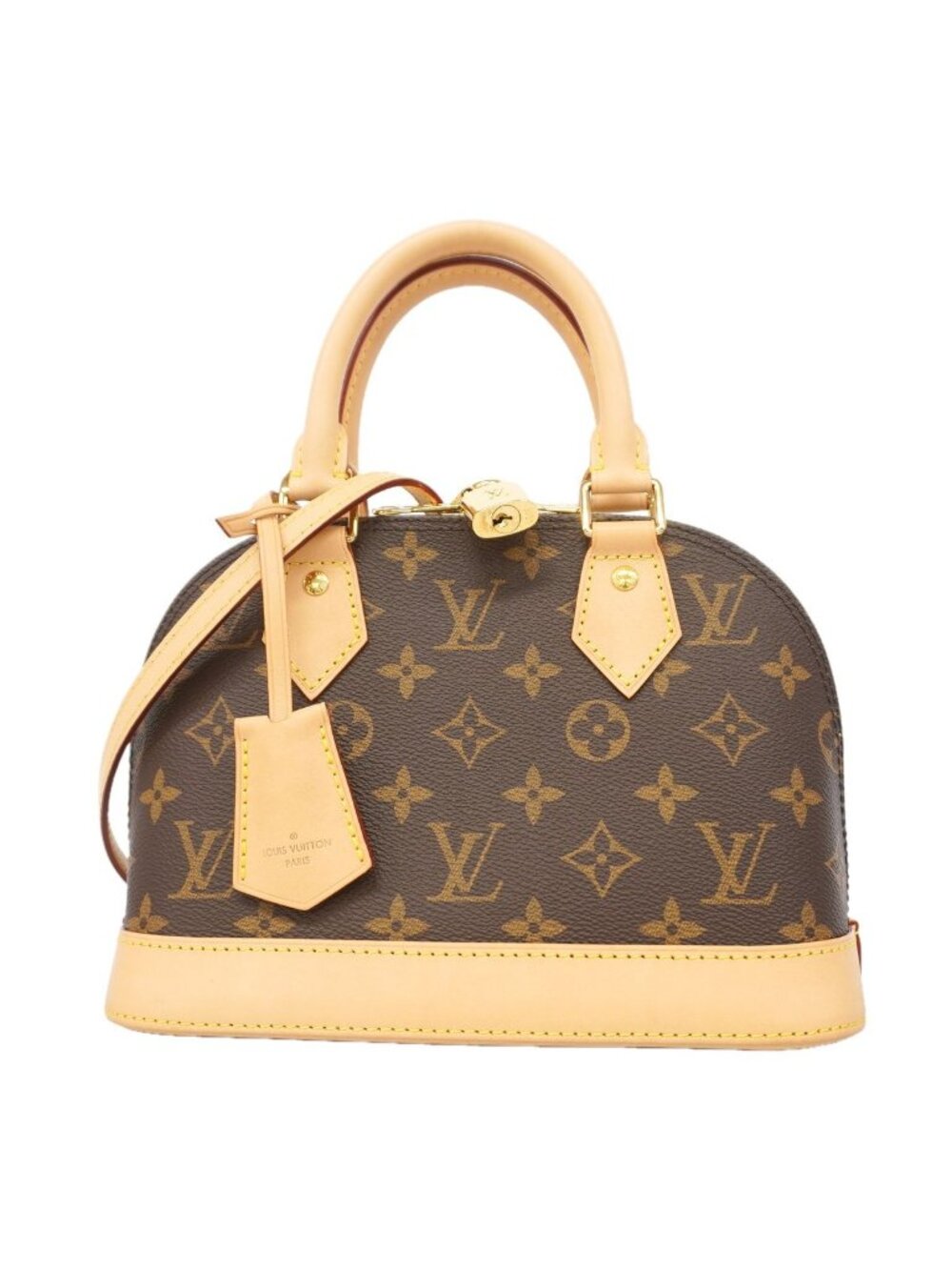 Louis Vuitton Handbag Monogram Alma BB Brown 2-Way Bag